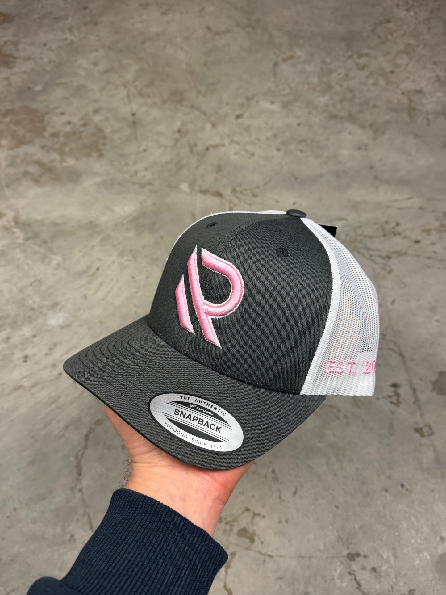 PINK BLOSSOM TRUCKER HAT