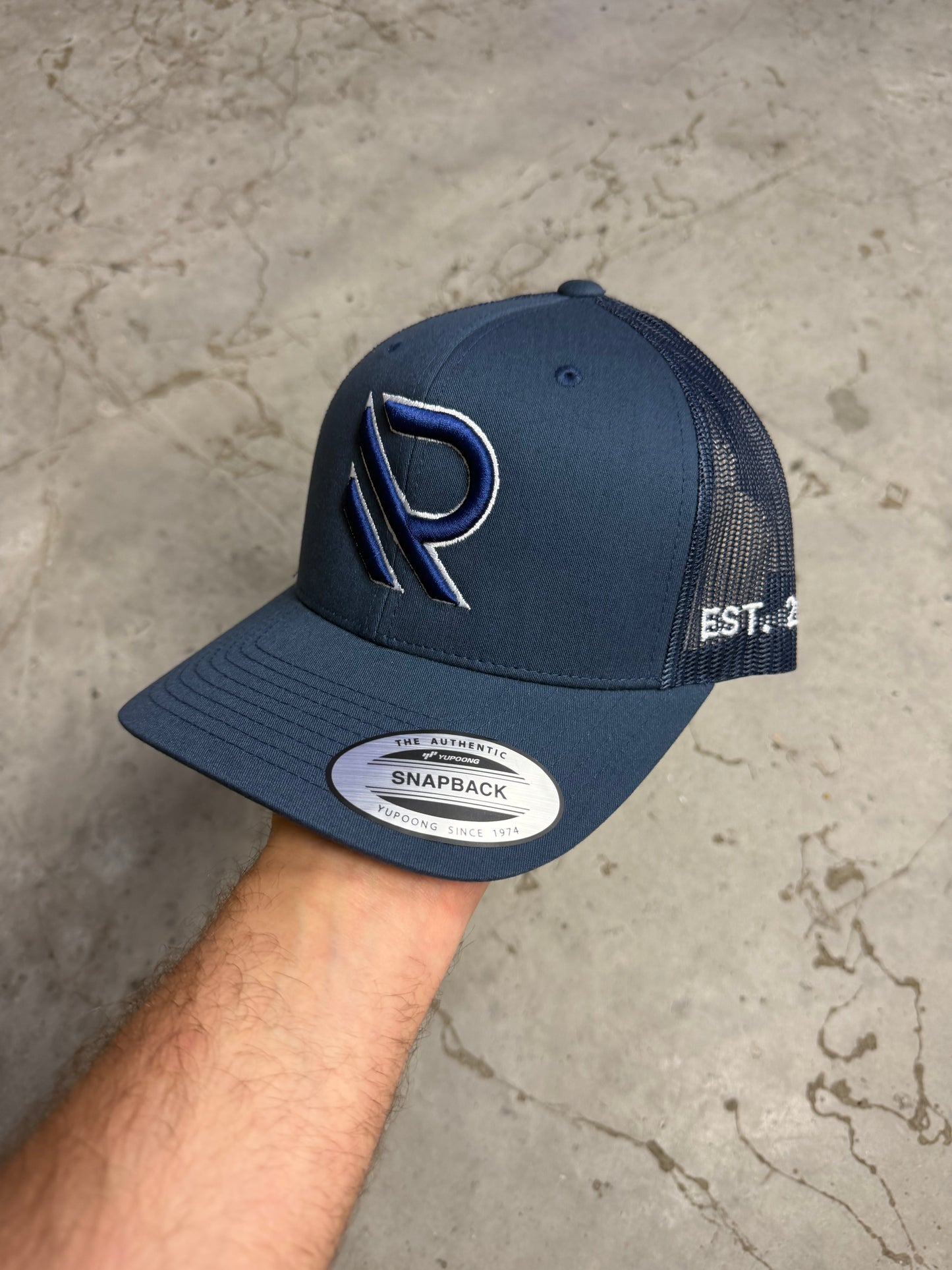 NAVY TRUCKER CAP