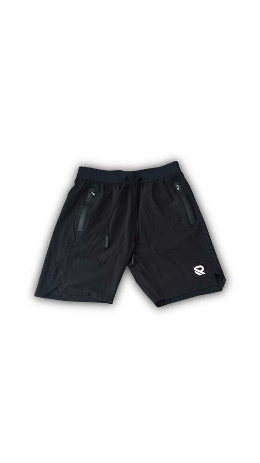 BLACK FLEX SHORTS