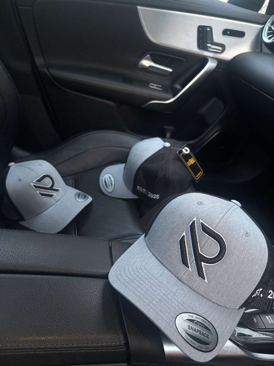 MARBLE GREY TRUCKER HAT