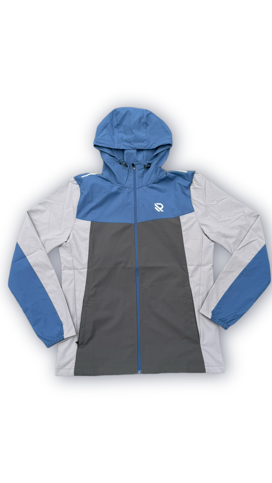 NAVY ABSTRACT WINDBREAKER