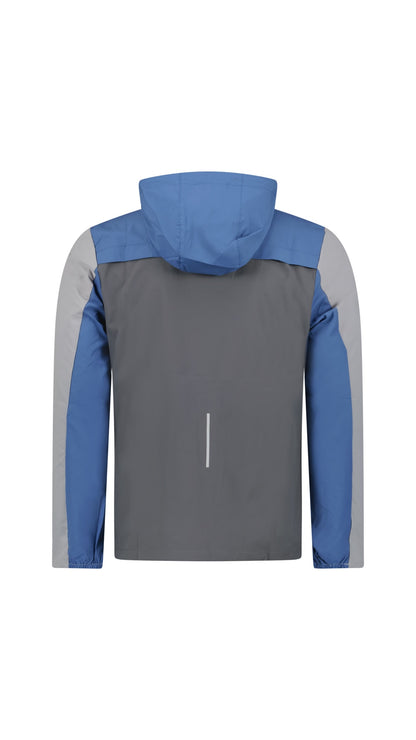 NAVY ABSTRACT WINDBREAKER