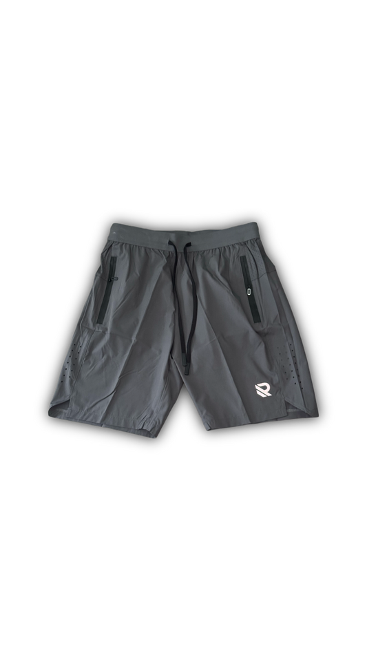 GREY FLEX SHORTS